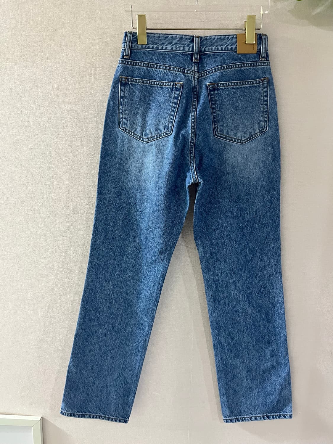 포유온 Romy straight crop denim(36) 상품이미지8