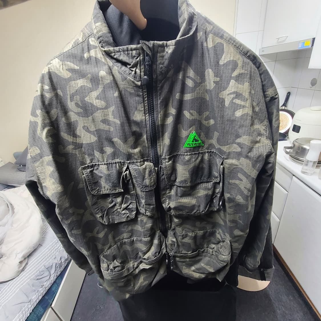 예스아이씨 Y.E.S Fishing Parka Olive Camo 상품이미지4