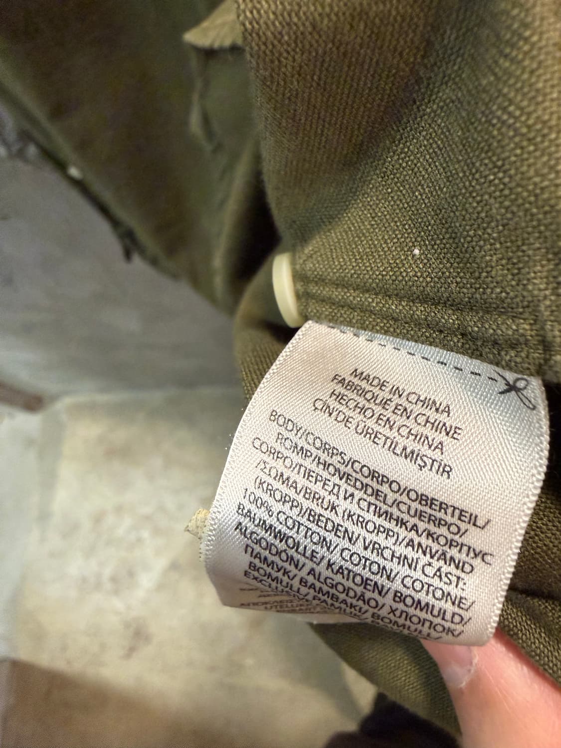 M 폴로 랄프로렌 POLO 클래식핏 버튼다운 셔츠 올리브카키 상품이미지6