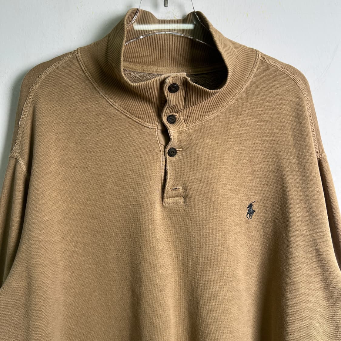 폴로 랄프로렌 하프 버튼 스냅 맨투맨 2XL 상품이미지4