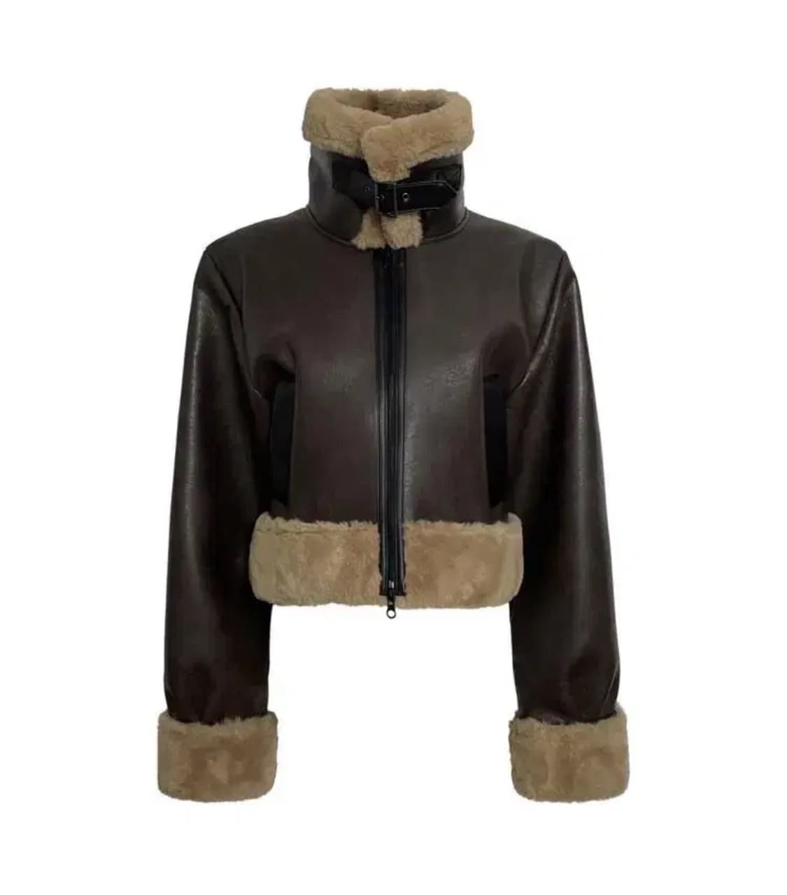 보헤미안서울 무스탕 브라운 상품이미지2