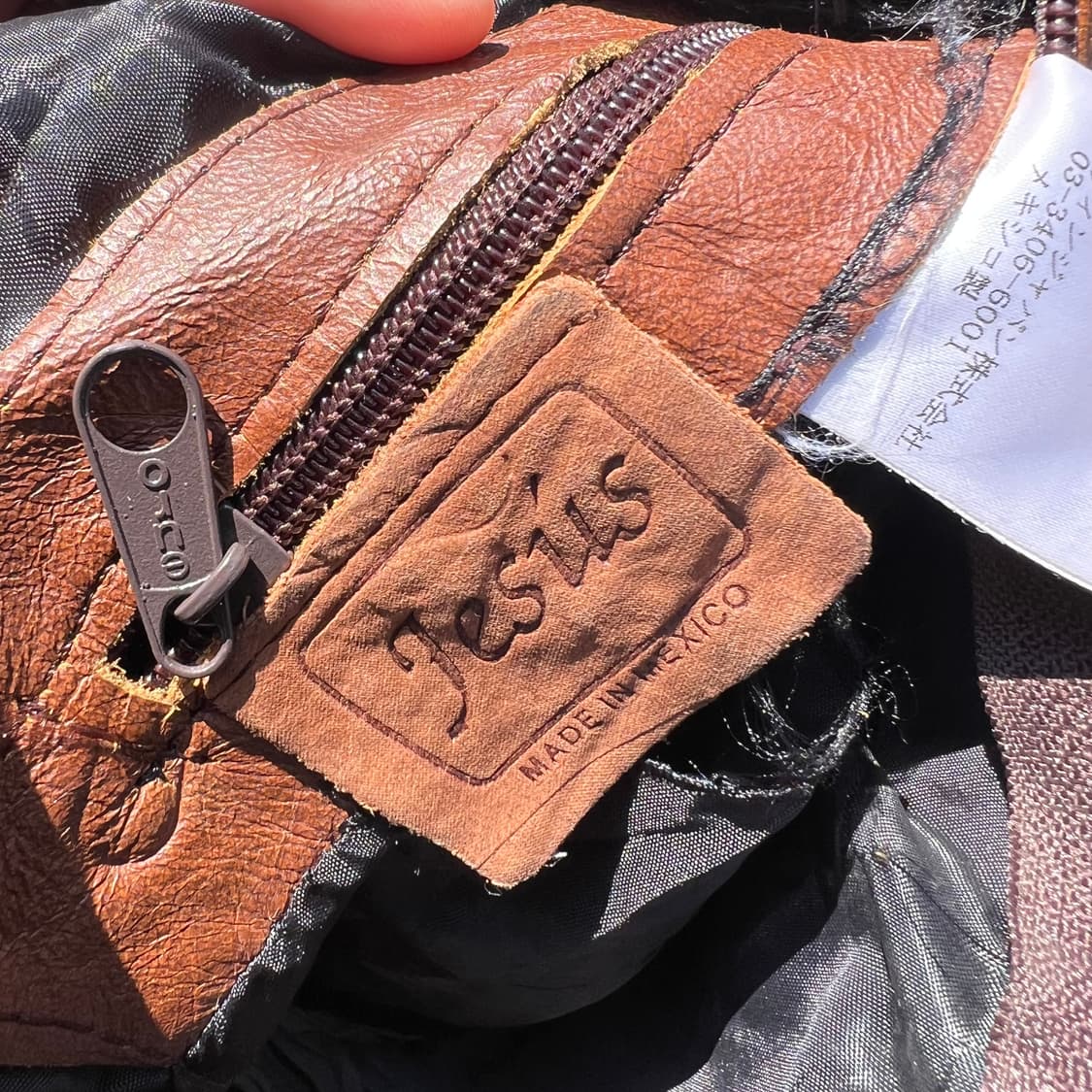 웨스턴 레더 프린지 백 상품이미지7