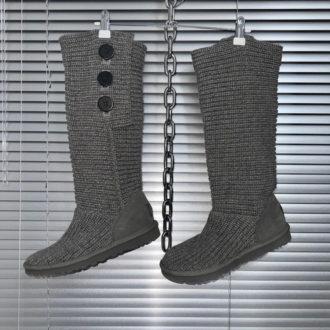 2000s Y2K 니트 카디 어그 부츠 상품이미지2