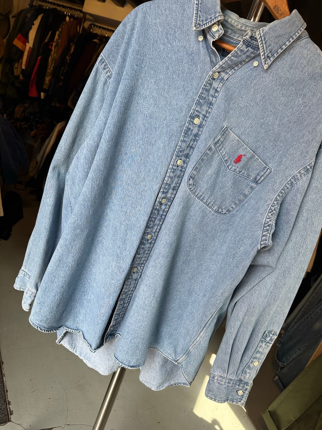 90s 폴로 랄프로렌 빅셔츠 상품이미지4