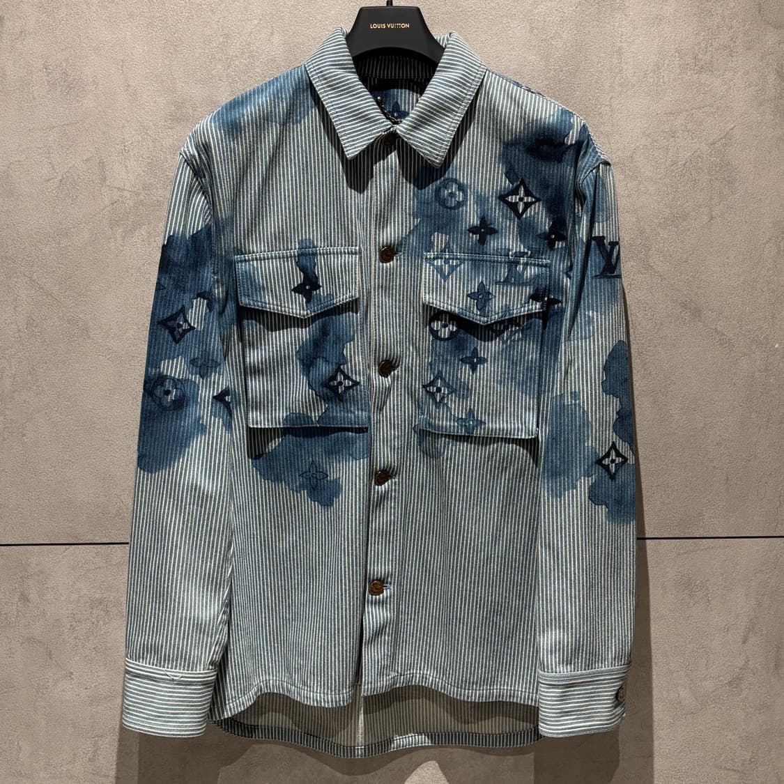 L/루이비통 모노그램 워터컬러 데님자켓 상품이미지1