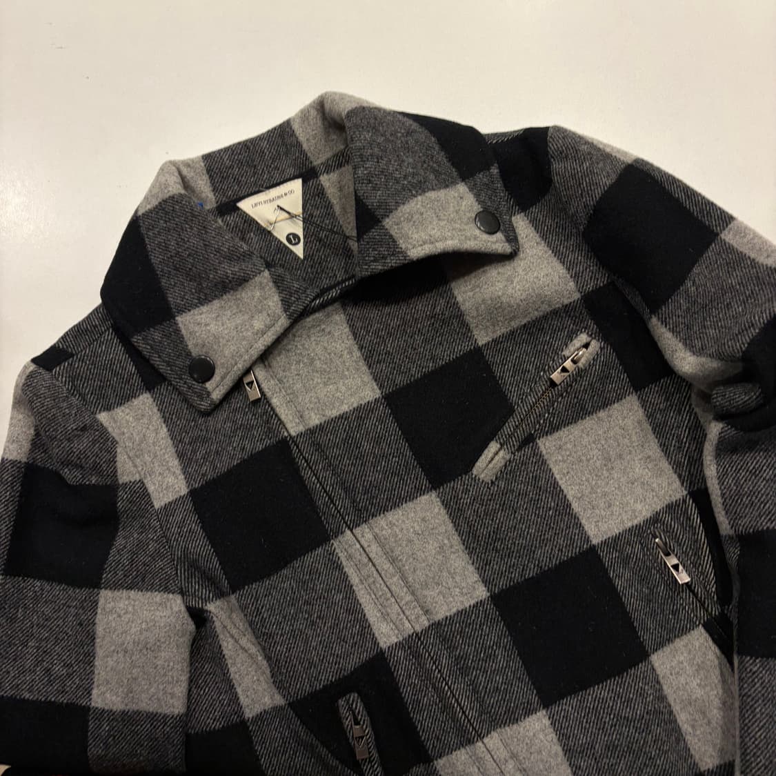 [L] 리바이스 우먼 체크 라이더 벨티드 자켓 C385 상품이미지3