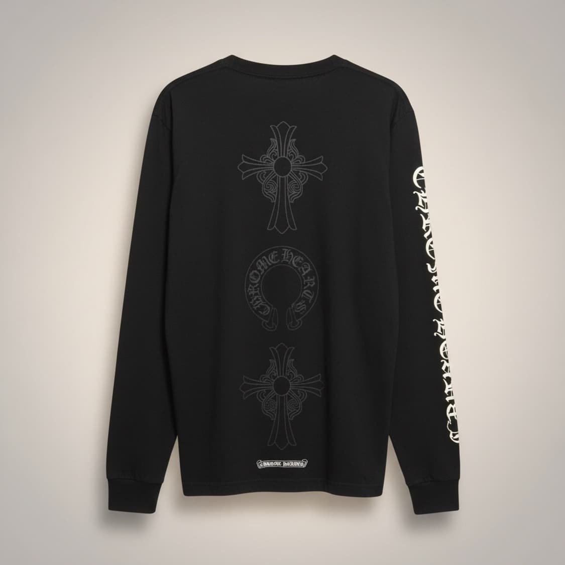 크롬하츠 홀스슈 라지크로스 롱슬리브 상품이미지1