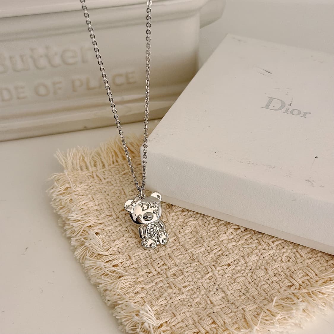 디올 곰돌이 목걸이 [희귀] 상품이미지3