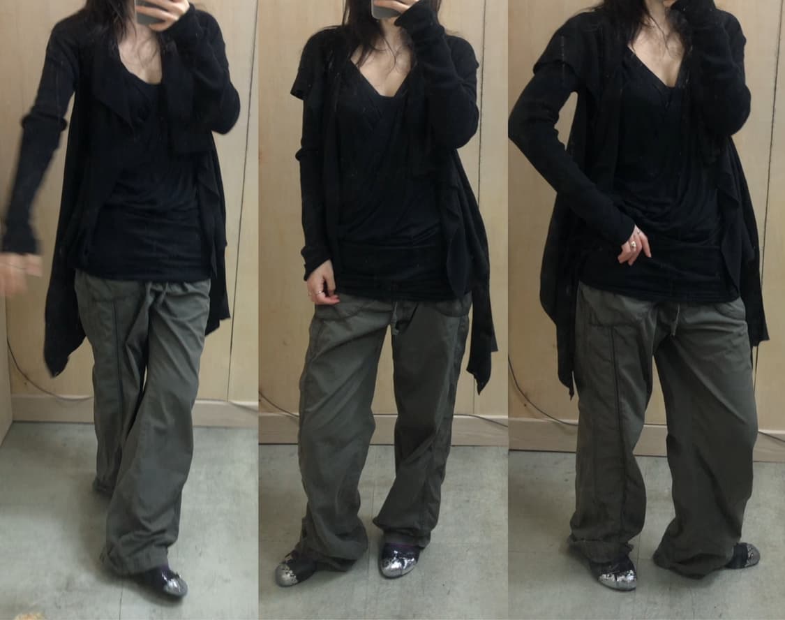[직수입] 빈티지 가디건 블랙 상품이미지10