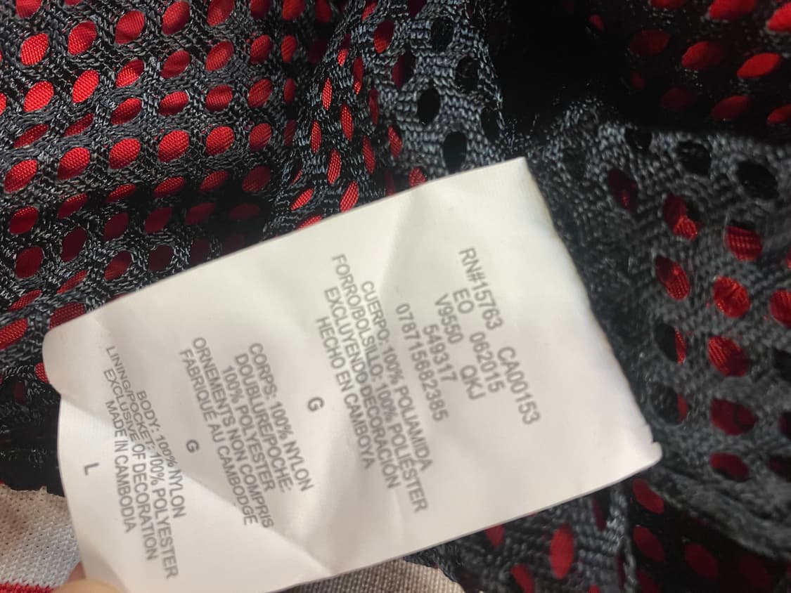 챔피온 빅 로고 트랙 자켓 레드 L  #csz2508 상품이미지4