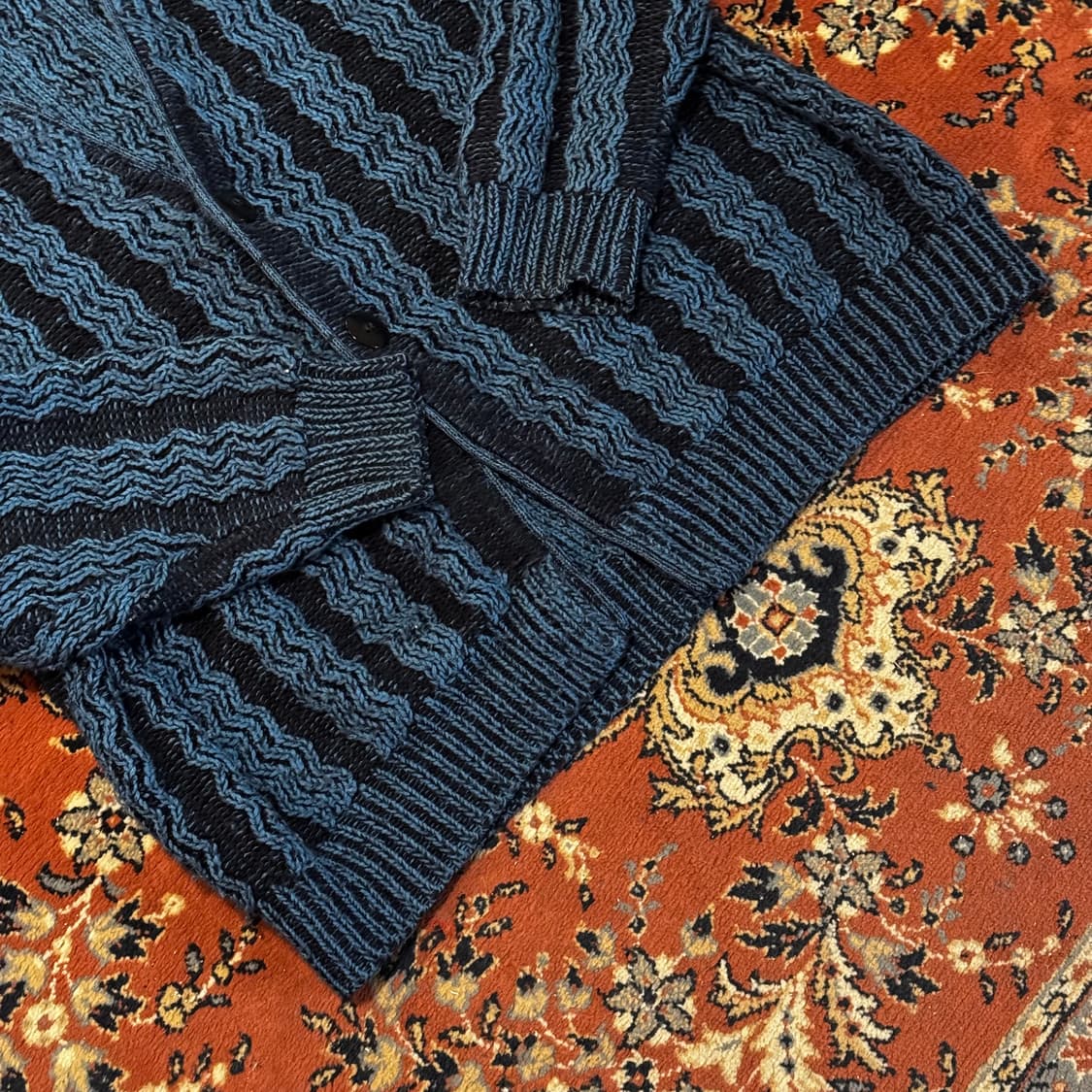 Essentiels 에스닉 니트 가디건 (XL-XXL) 상품이미지4