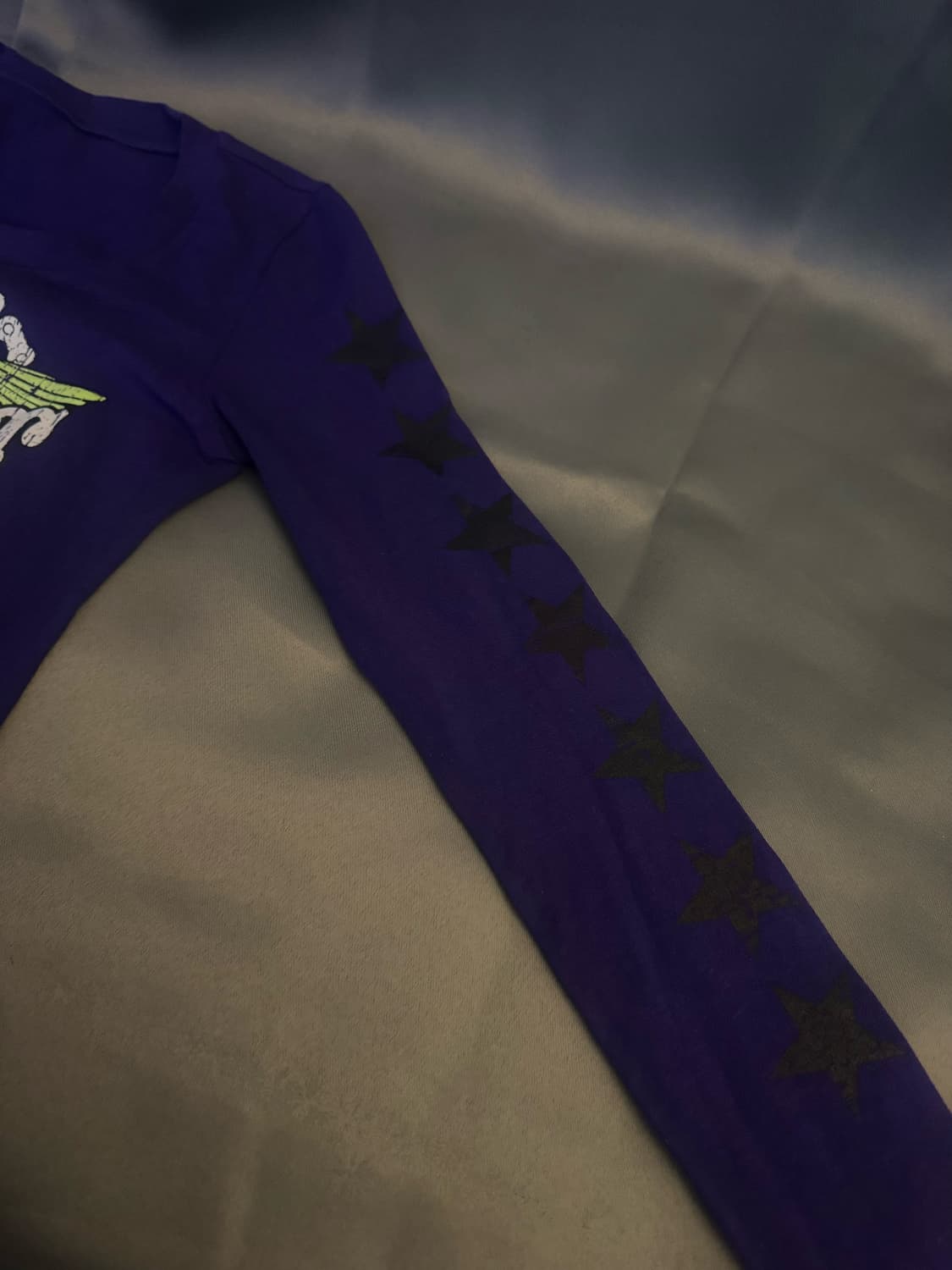 빈티지 에고이스트 스컬 롱슬리브 퍼플 상품이미지2