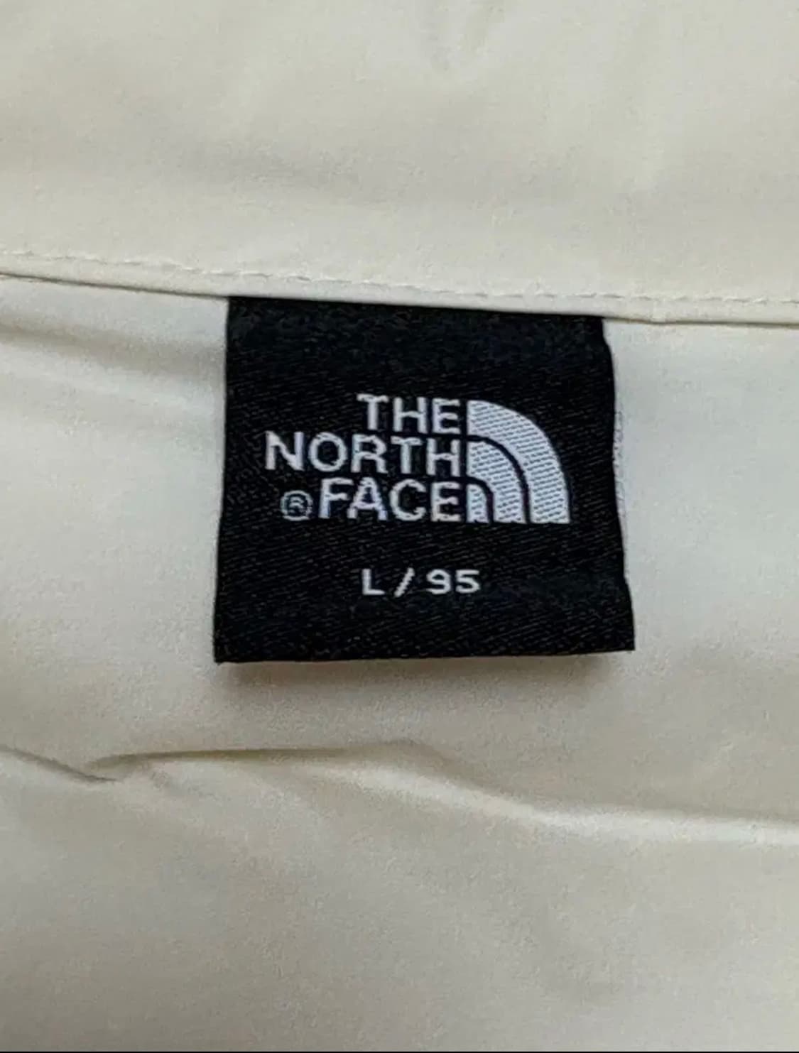 (수수료X)노스페이스 아이보리 경량 패딩 상품이미지4
