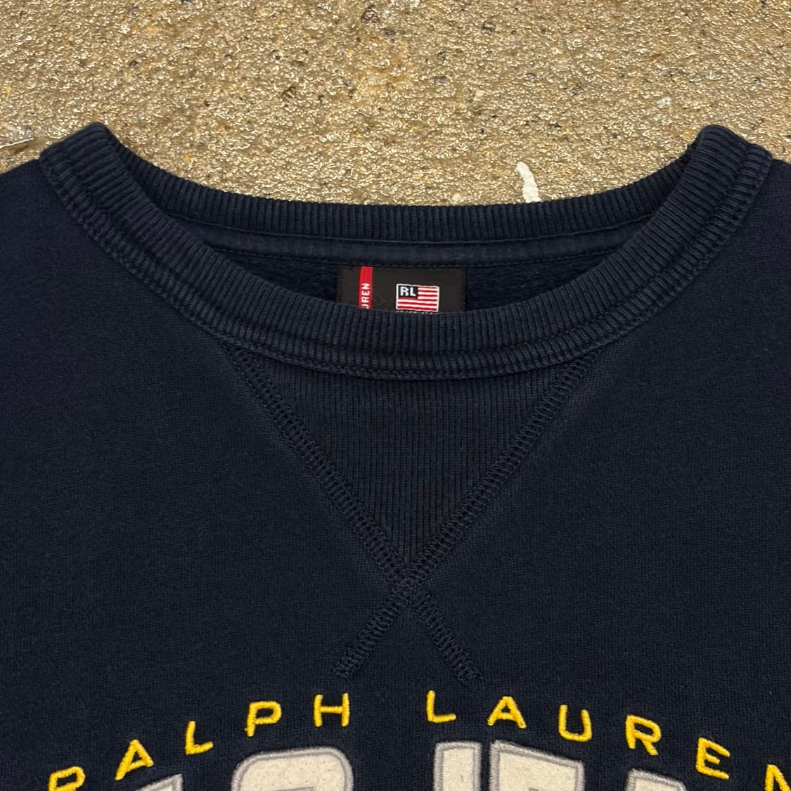 00s 미국 빈티지 폴로랄프로렌 폴로진 빅로고 맨투맨 상품이미지5