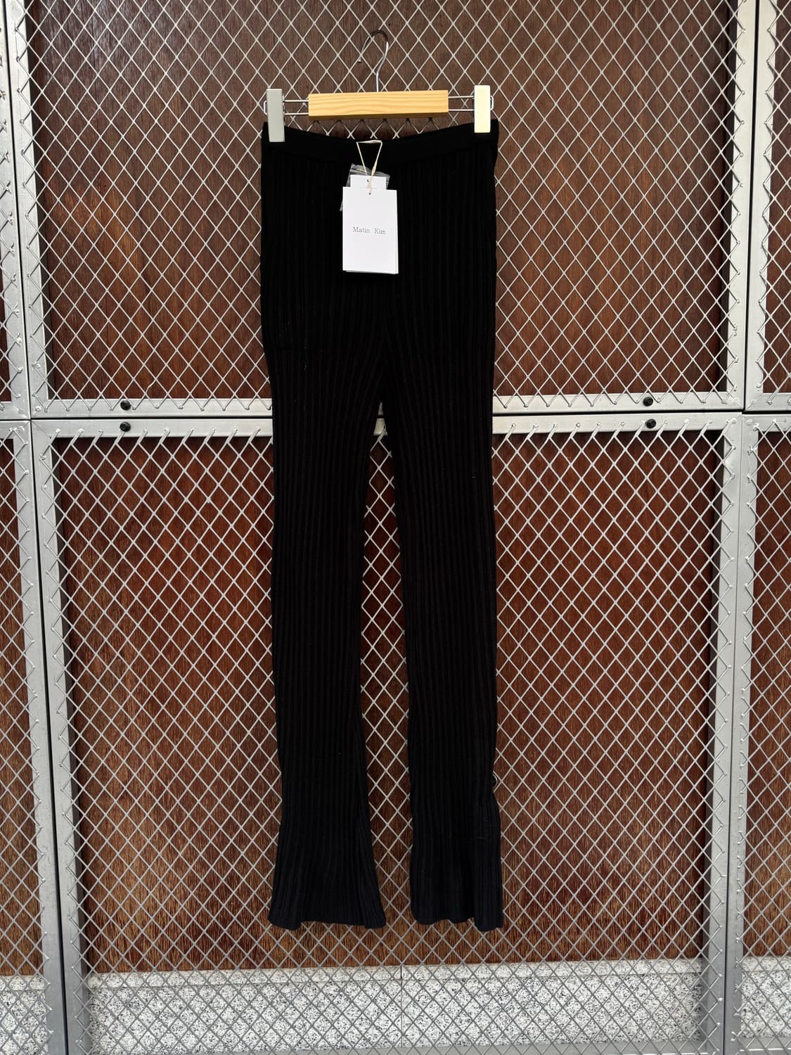 마뗑킴 matin kim 레이어드 니트 부츠컷 팬츠 바지 S 새상품 상품이미지7