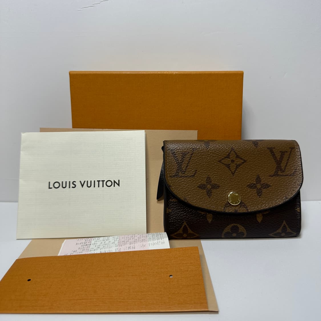 [S/풀구성] 루이비통 로잘리 코인 퍼스 모노그램 리버스 캔버스 상품이미지6