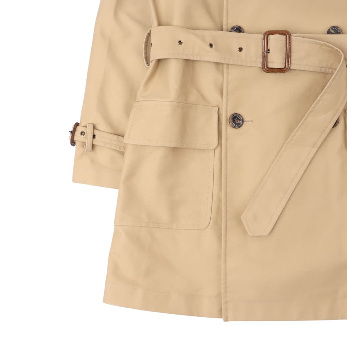 랄프로렌 베이지 더블 브레스티드 트렌치 코트 상품이미지4