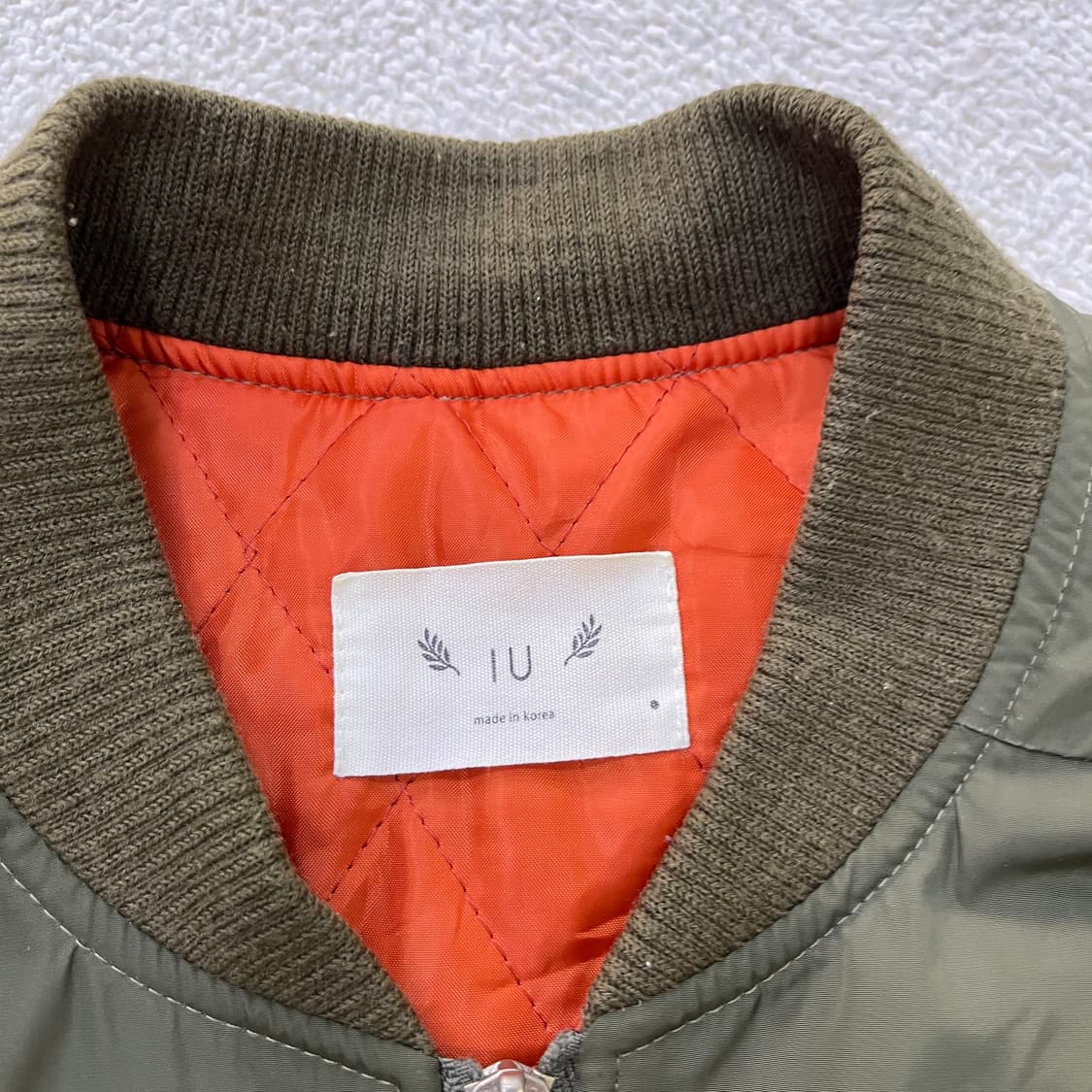 실측확인 아이유 MA-1 항공점퍼 0331M 상품이미지2