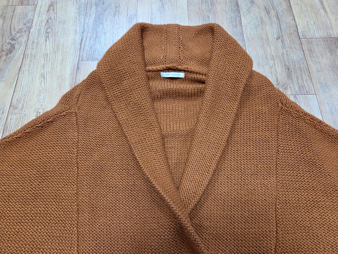 쁘렝땅(PRENDANG) 숄카라 니트가디건 프리사이즈 상품이미지2