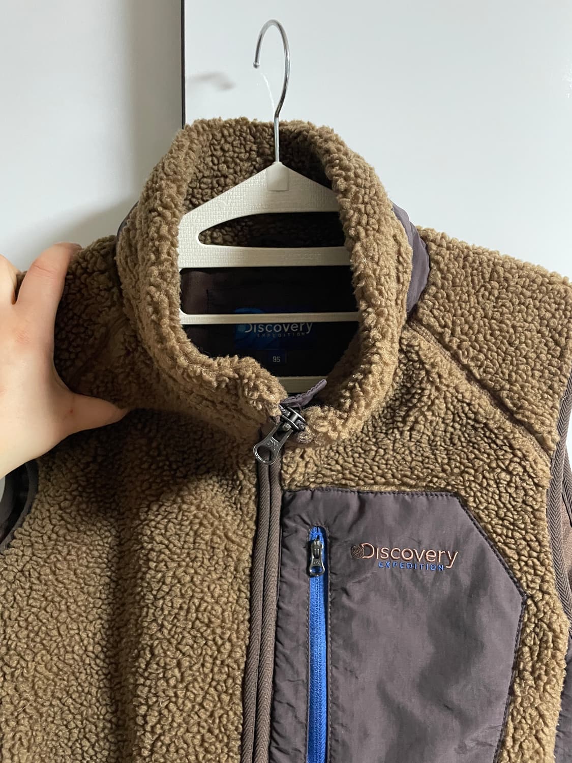 디스커버리 플리스 조끼 브라운 상품이미지5