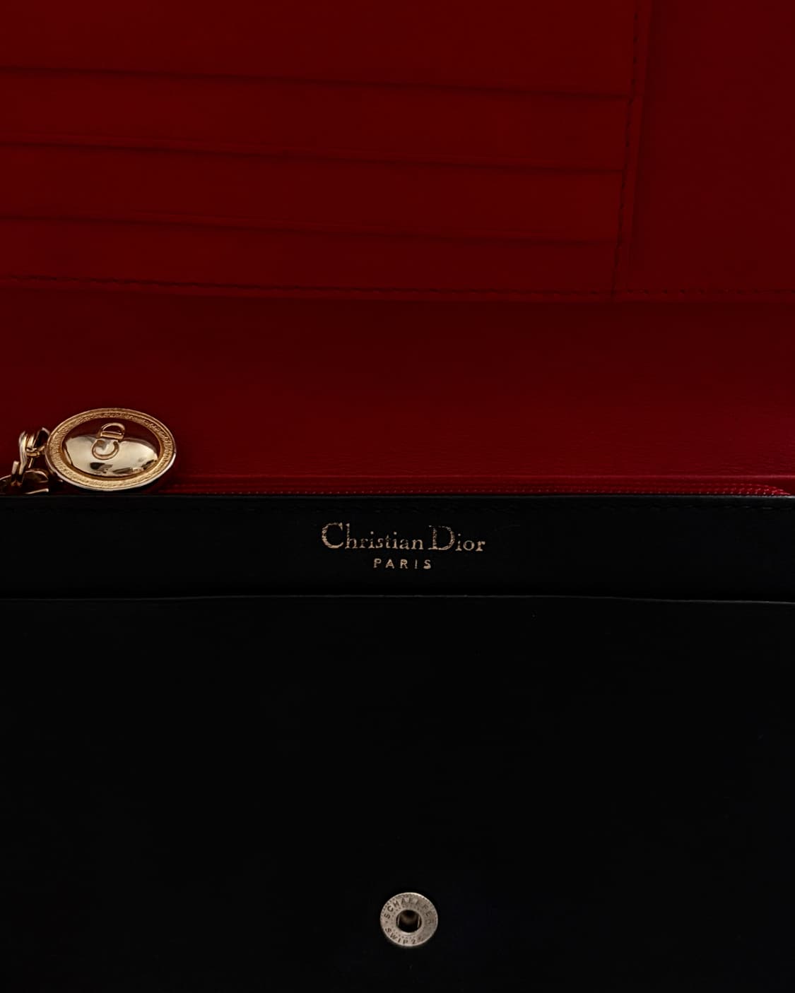Christian Dior 디올 CD 로고 반지갑 - 다크네이비 상품이미지4