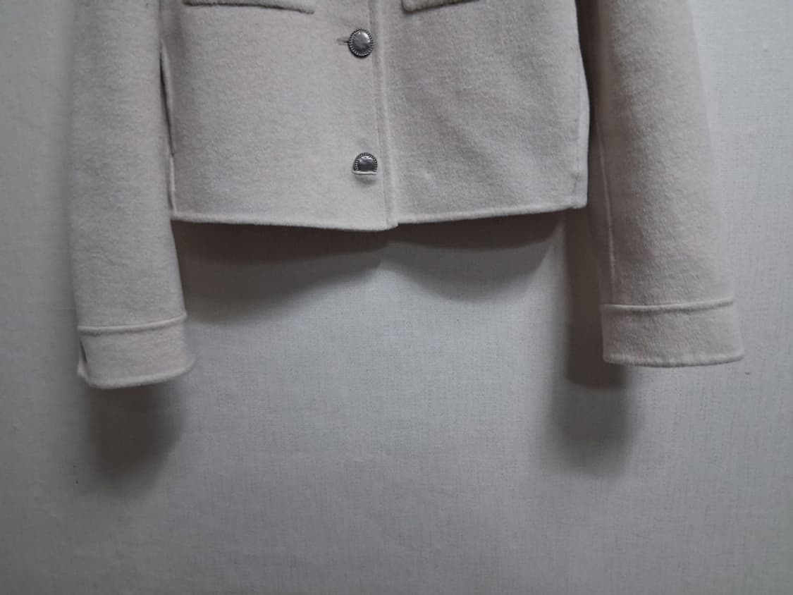 PLASTIC ISLAND플라스틱아일랜드 핸드메이드 울숏쟈켓 모카연베이지 상품이미지6