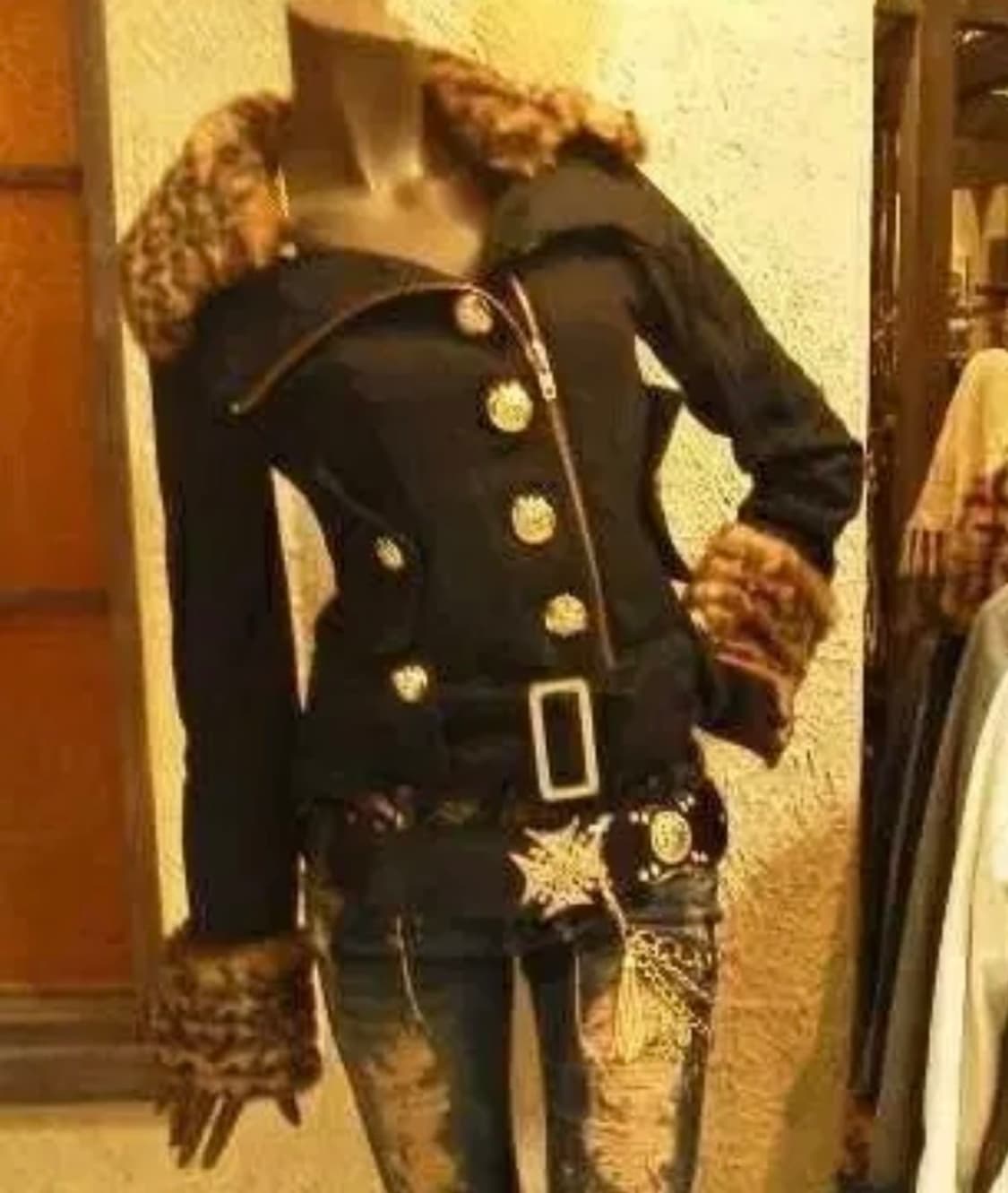 d.i.a. 다이아 오네갸루 대대장 핀터깔 호피 금장 자켓 상품이미지1