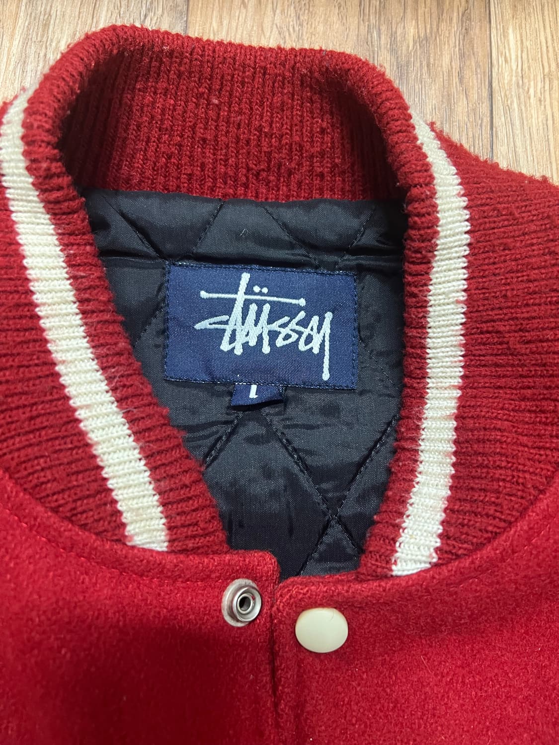 stussy big4 varsity jacket 상품이미지4