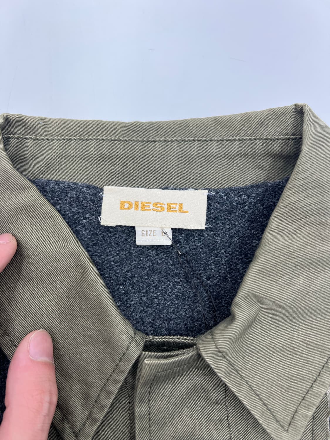 디젤 포켓 카라 니트 상품이미지3