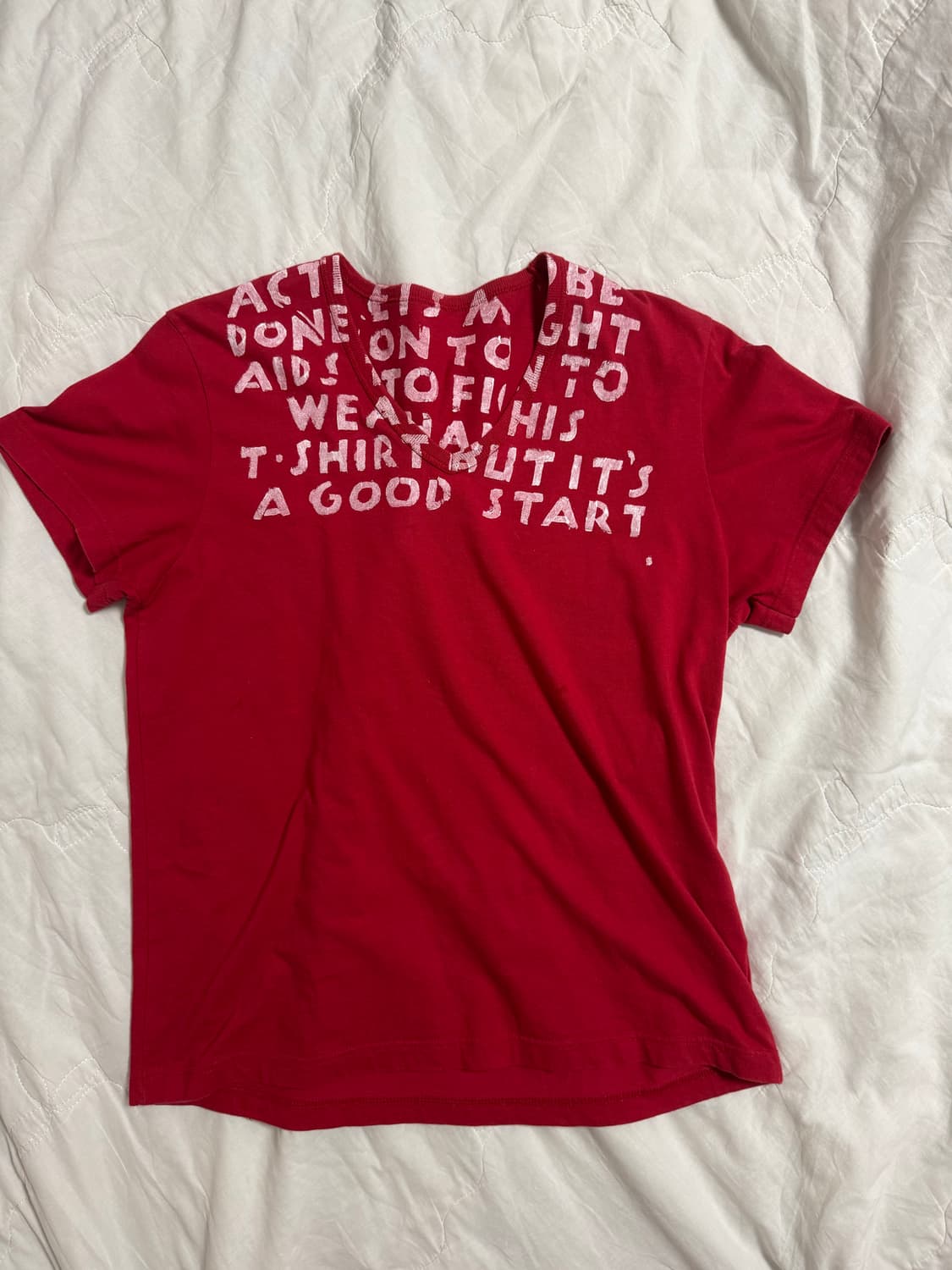 [S] Maison Martin Margiela Aids T-shirt 상품이미지1