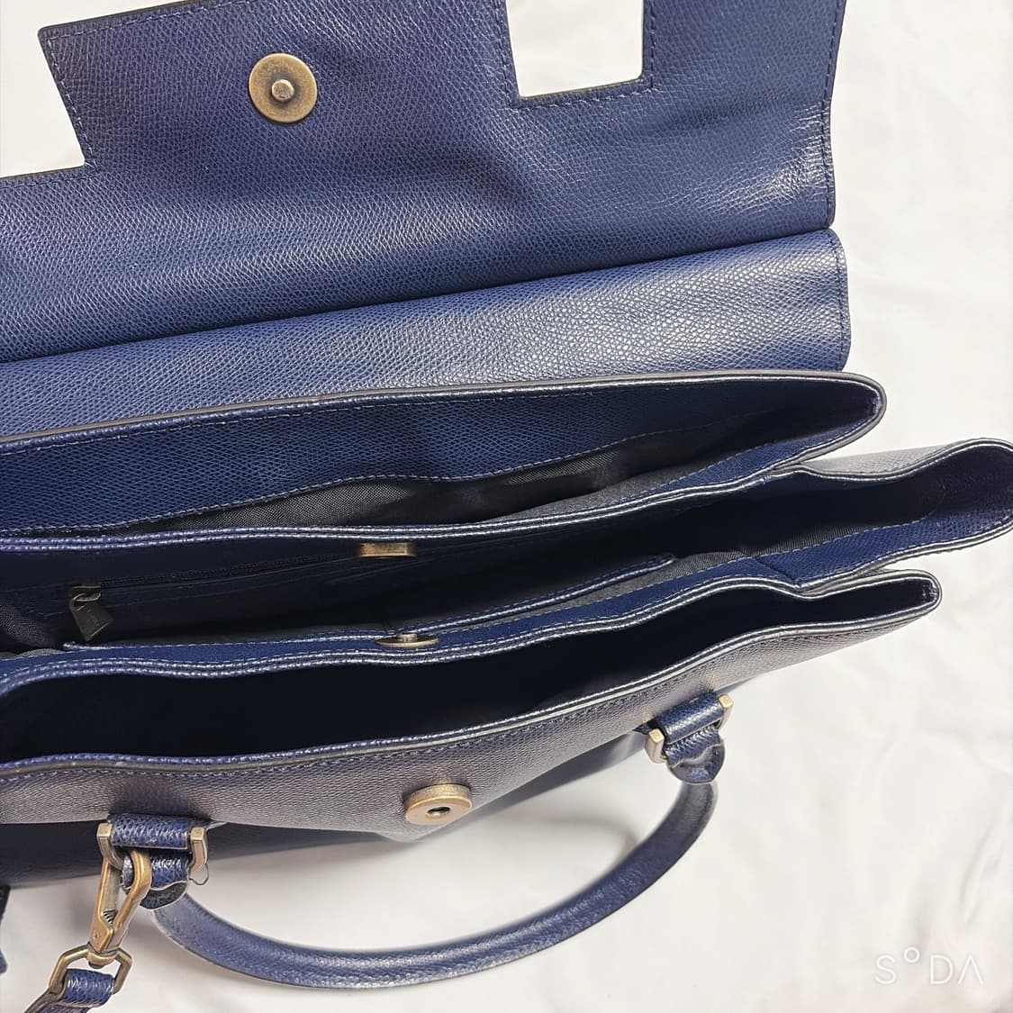 랑방 숄더 크로스백 네이비 상품이미지7