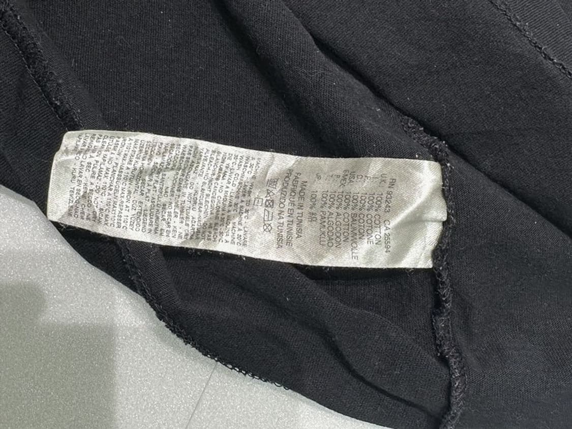 [XL] DIESEL 디젤 로고 반팔티 블랙 남성 상품이미지3