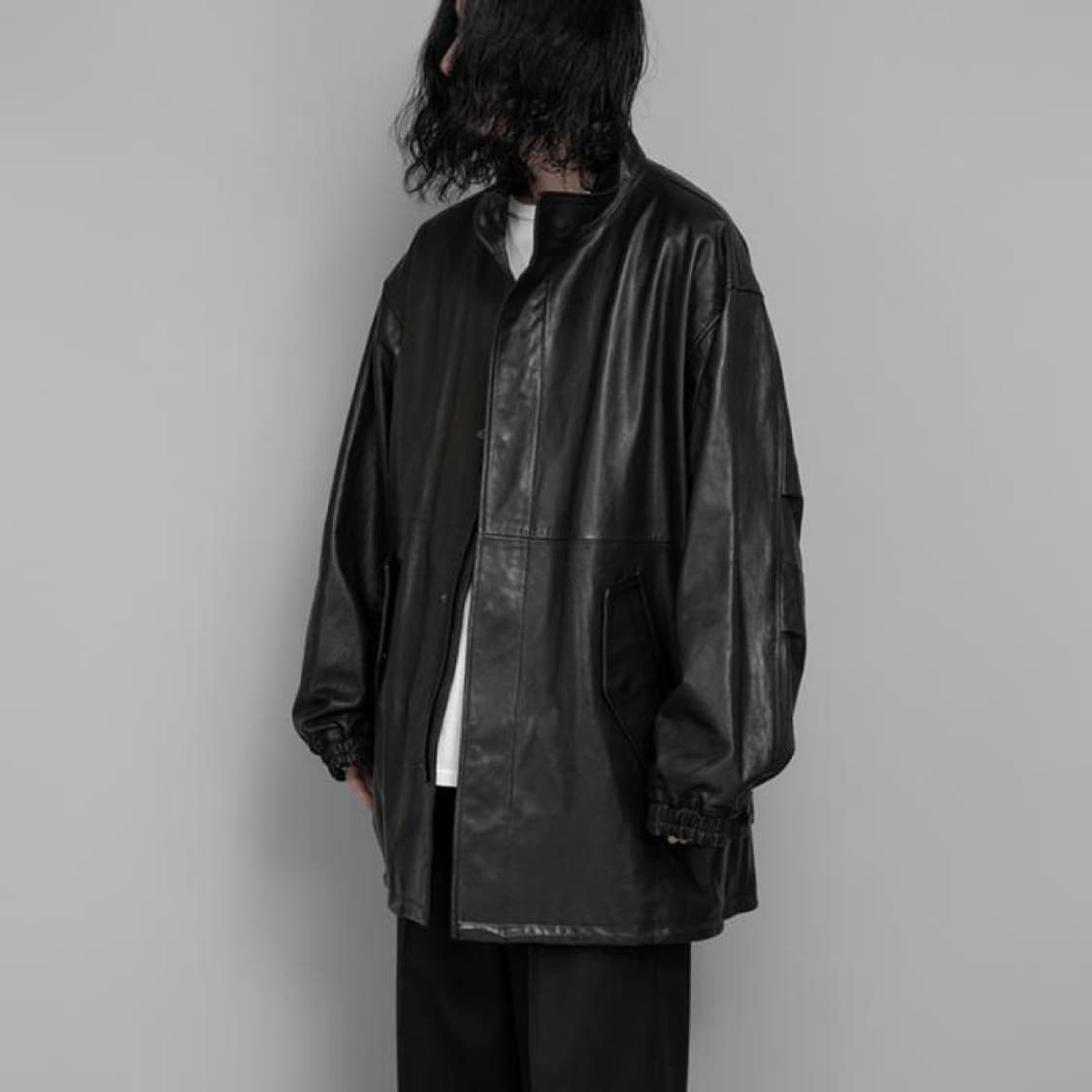 ssstein 슈타인 레더 모즈 코트 m사이즈 상품이미지6