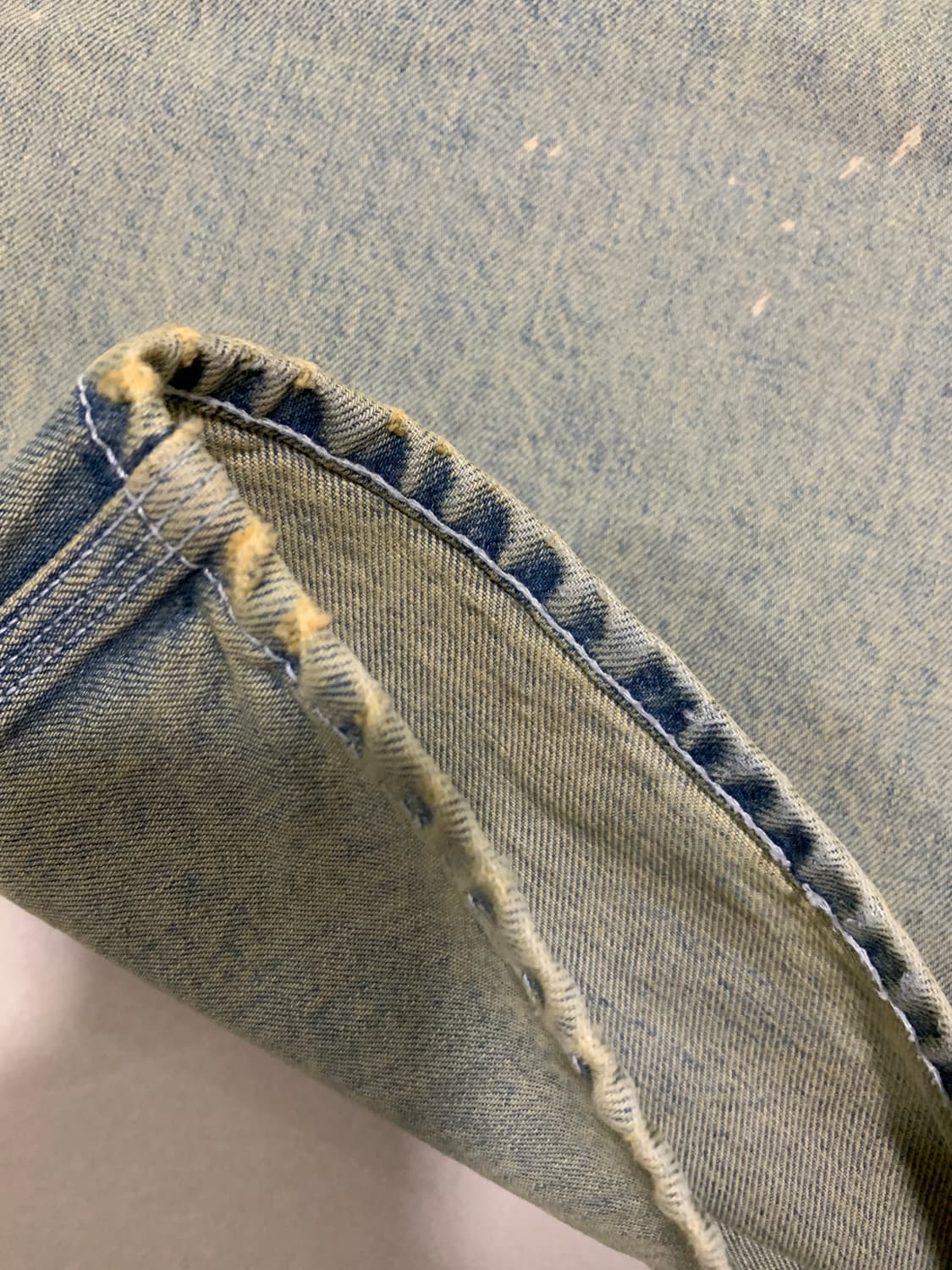 뤡코즈 블리치 워크 데님 팬츠 초판 2사이즈 상품이미지9