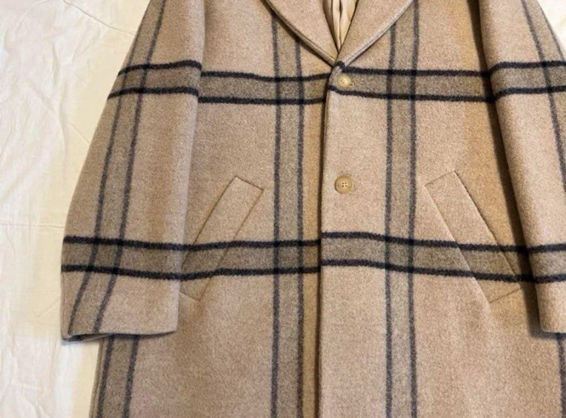 [BTS 착용] 자크뮈스 20AW 르 망토 체크 코트 상품이미지5