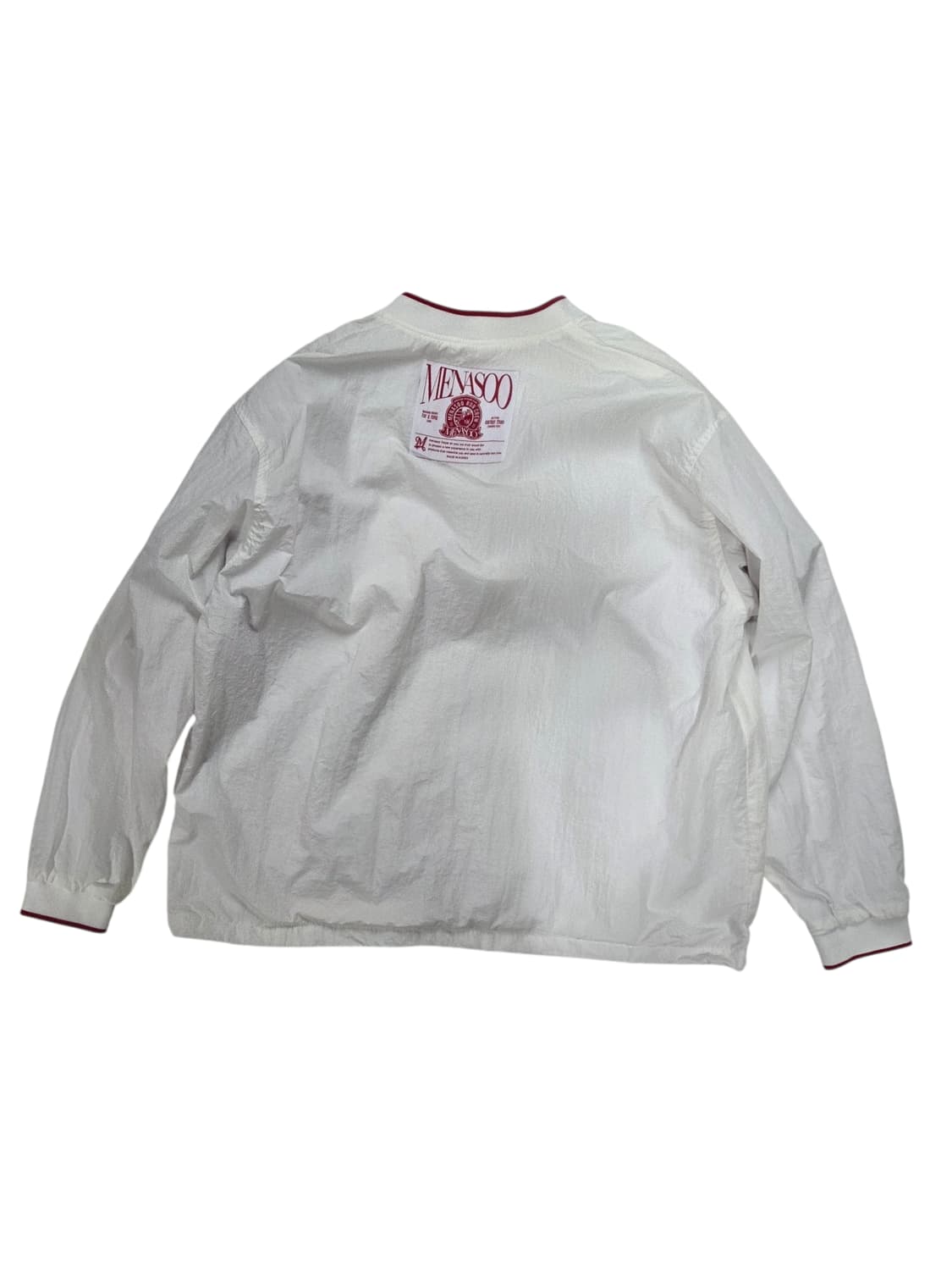 MENASOO 미나수 나일론 바람막이 맨투맨 F 상품이미지2