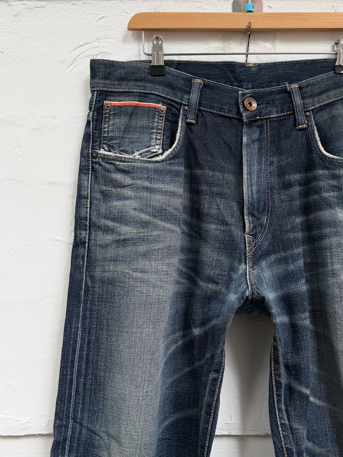 Edwin 505Z Japan 에드윈 백신치 데님 팬츠 W33 상품이미지2