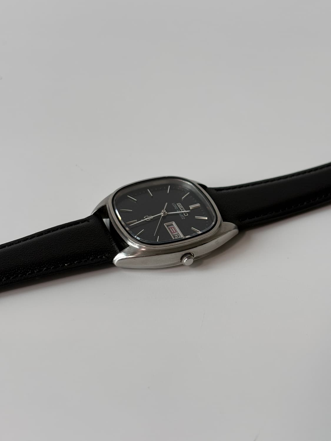 1980s Dark Navy Texture Dial Lord Quartz 상품이미지4
