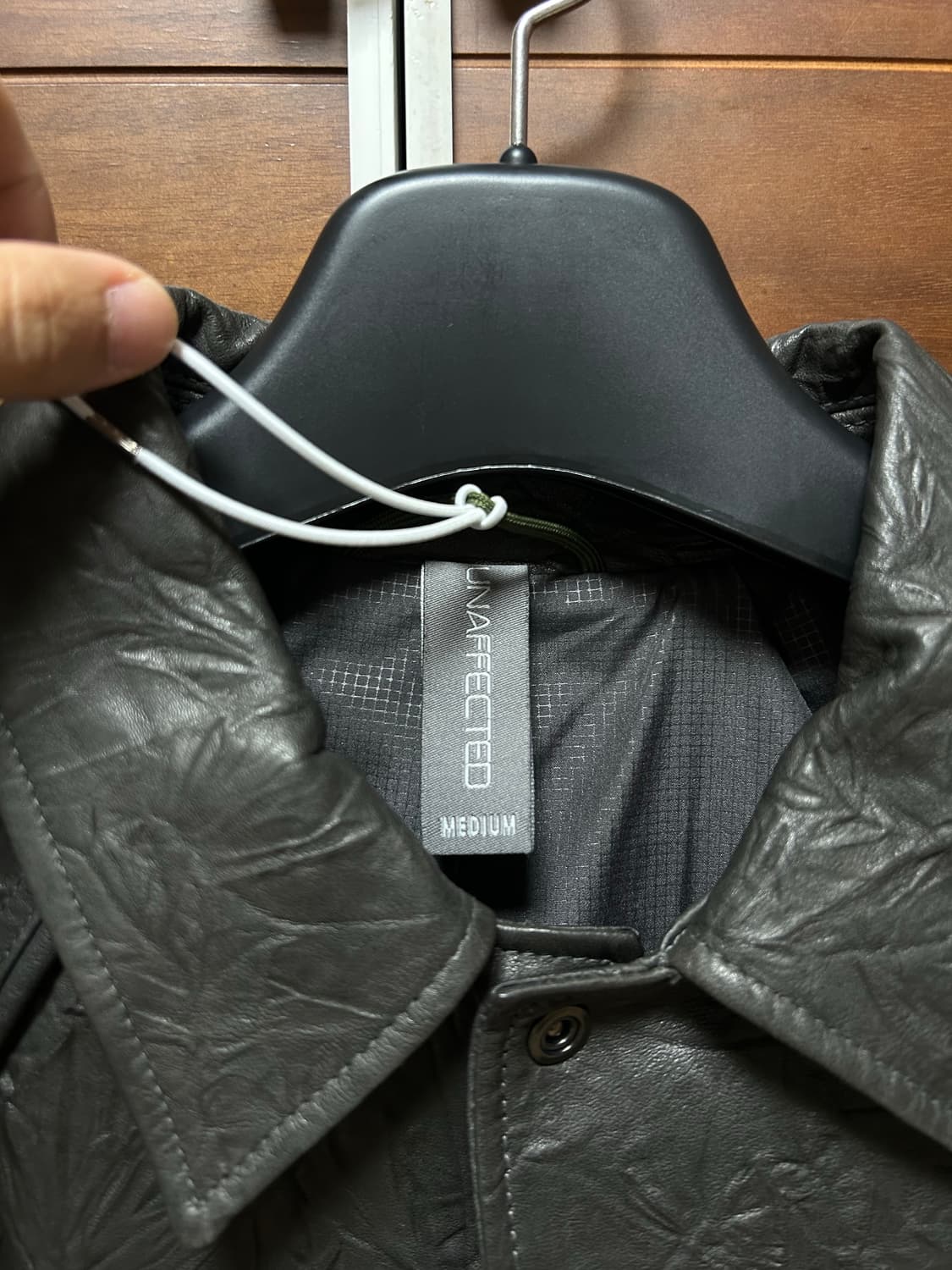 언어펙티드 레더 자켓 M 상품이미지3