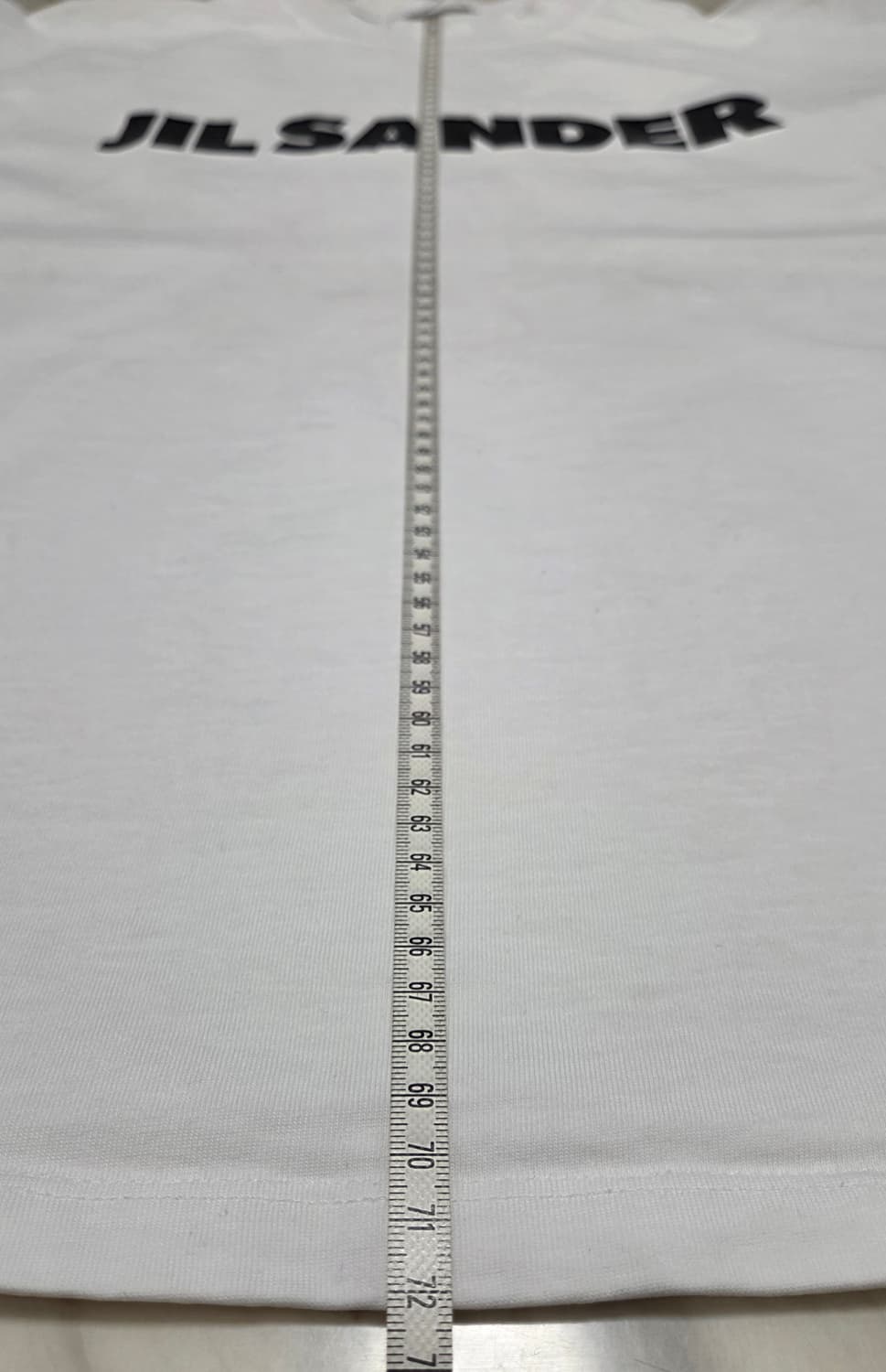 질샌더 화이트 오버핏 반팔 티셔츠 상품이미지8