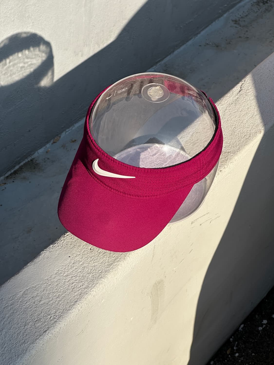 [F] 나이키 버건디 썬바이저 썬캡 모자 상품이미지2