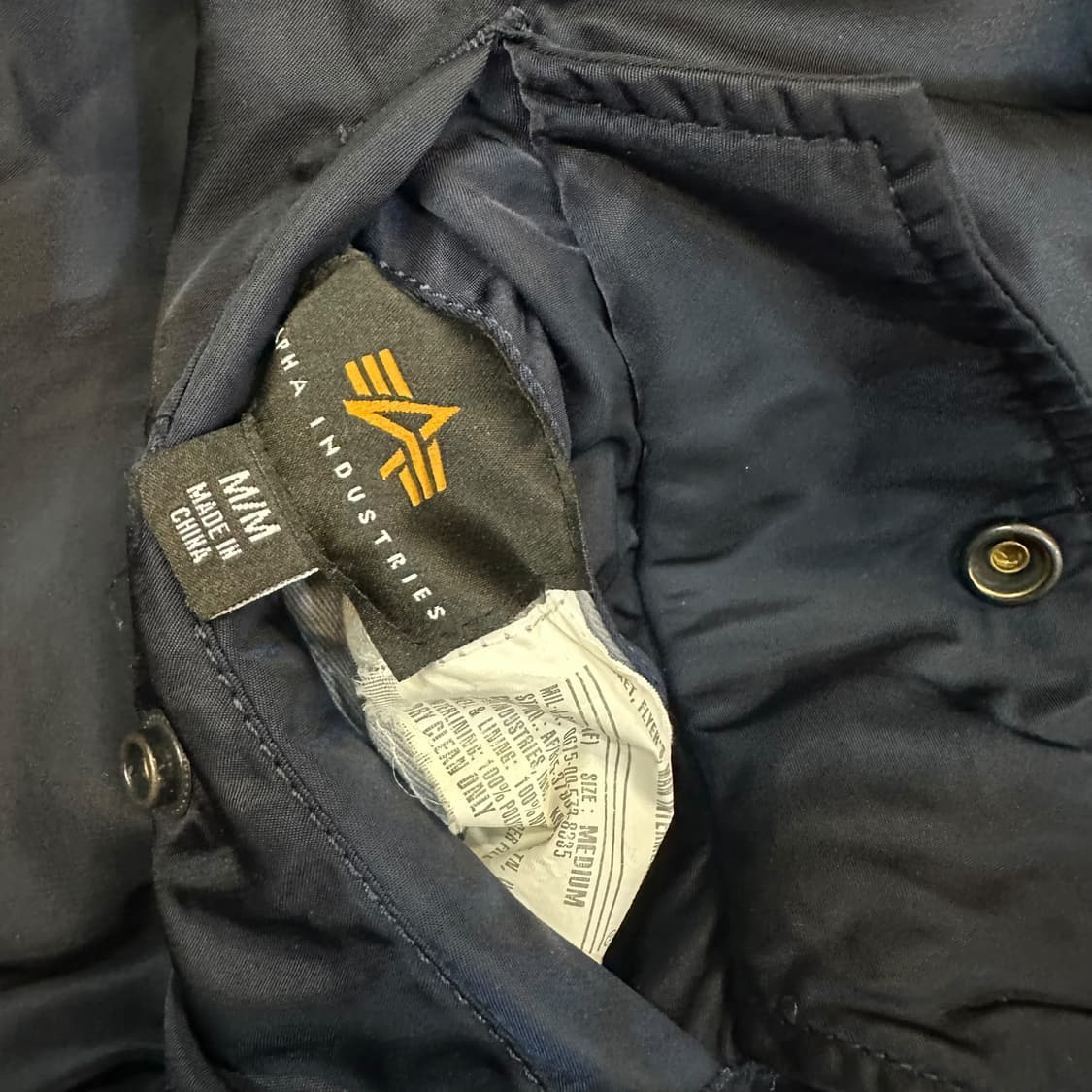 알파인더스트리 나시 항공점퍼 상품이미지5