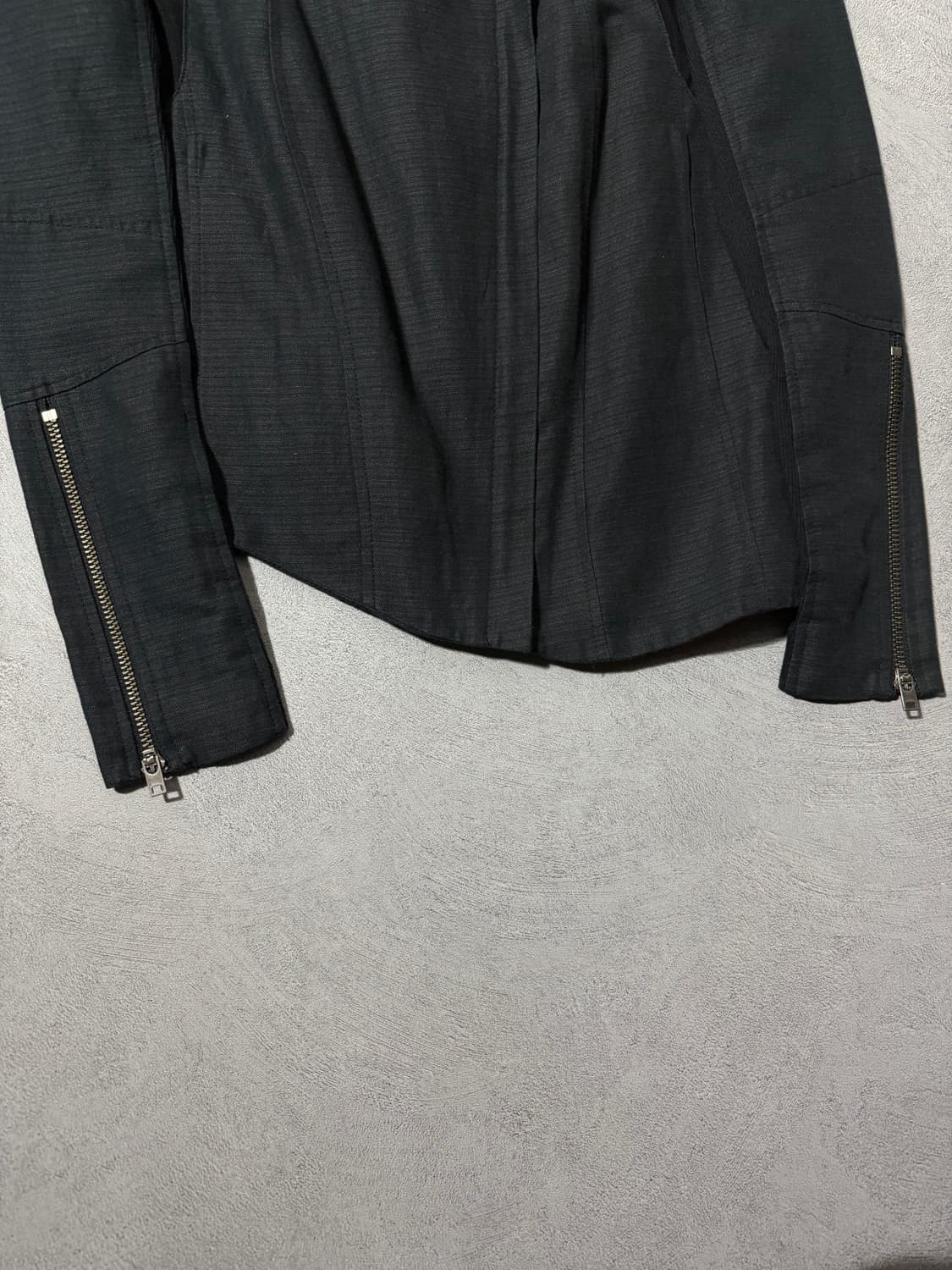 헬무트 랭 비대칭 메쉬 코튼 자켓 상품이미지5