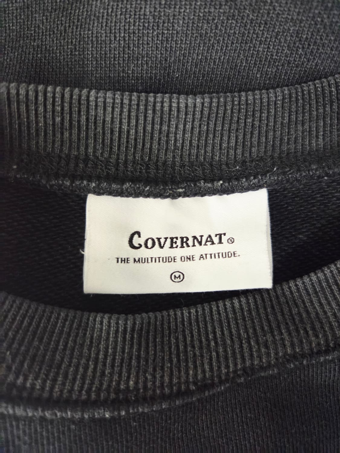 Covernat C로고 블랙 맨투맨_M 상품이미지7