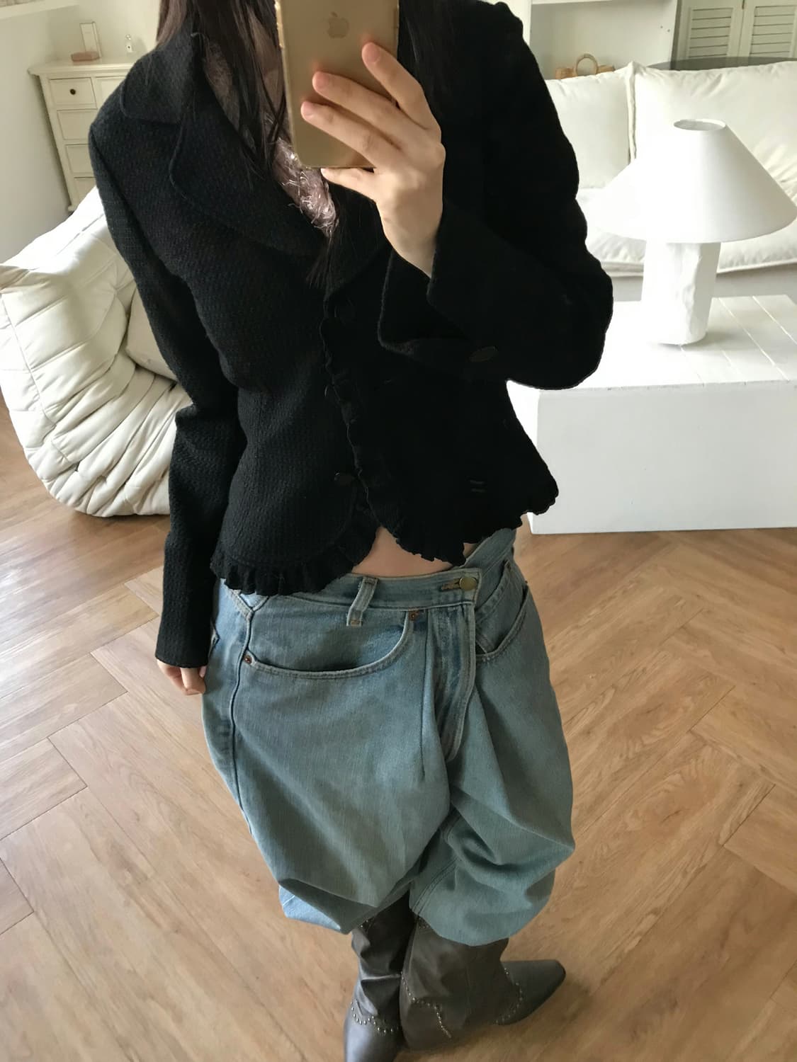 vintage frill jacket 상품이미지5