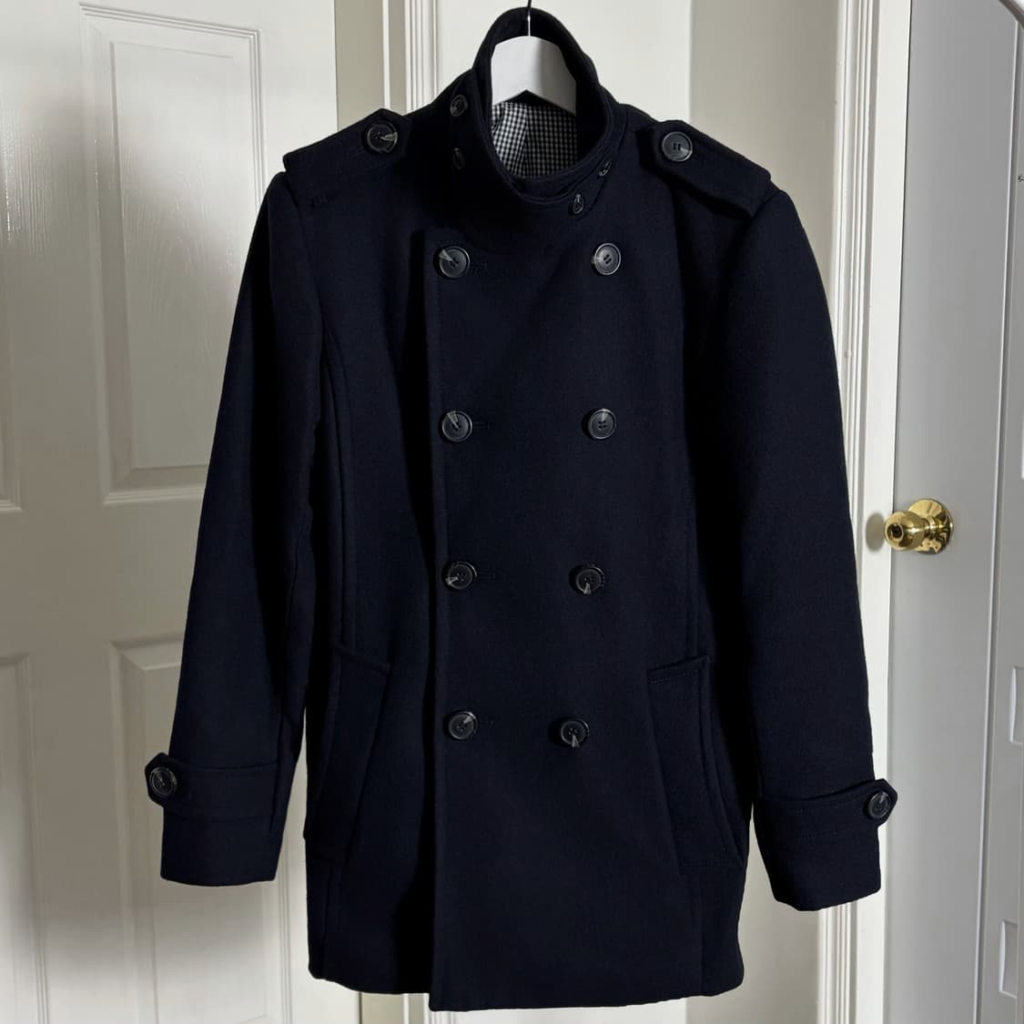 Clriden 하이넥 피코트 상품이미지4