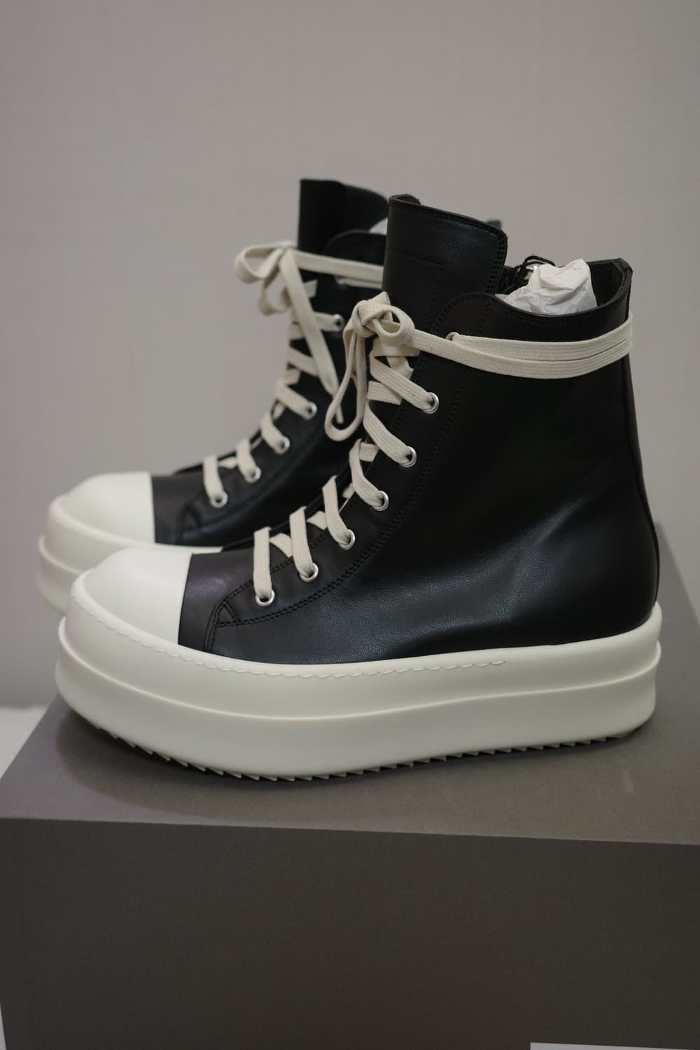 [41] 릭오웬스 메가 범퍼 라몬즈 하이 스니커즈 LCO 상품이미지4