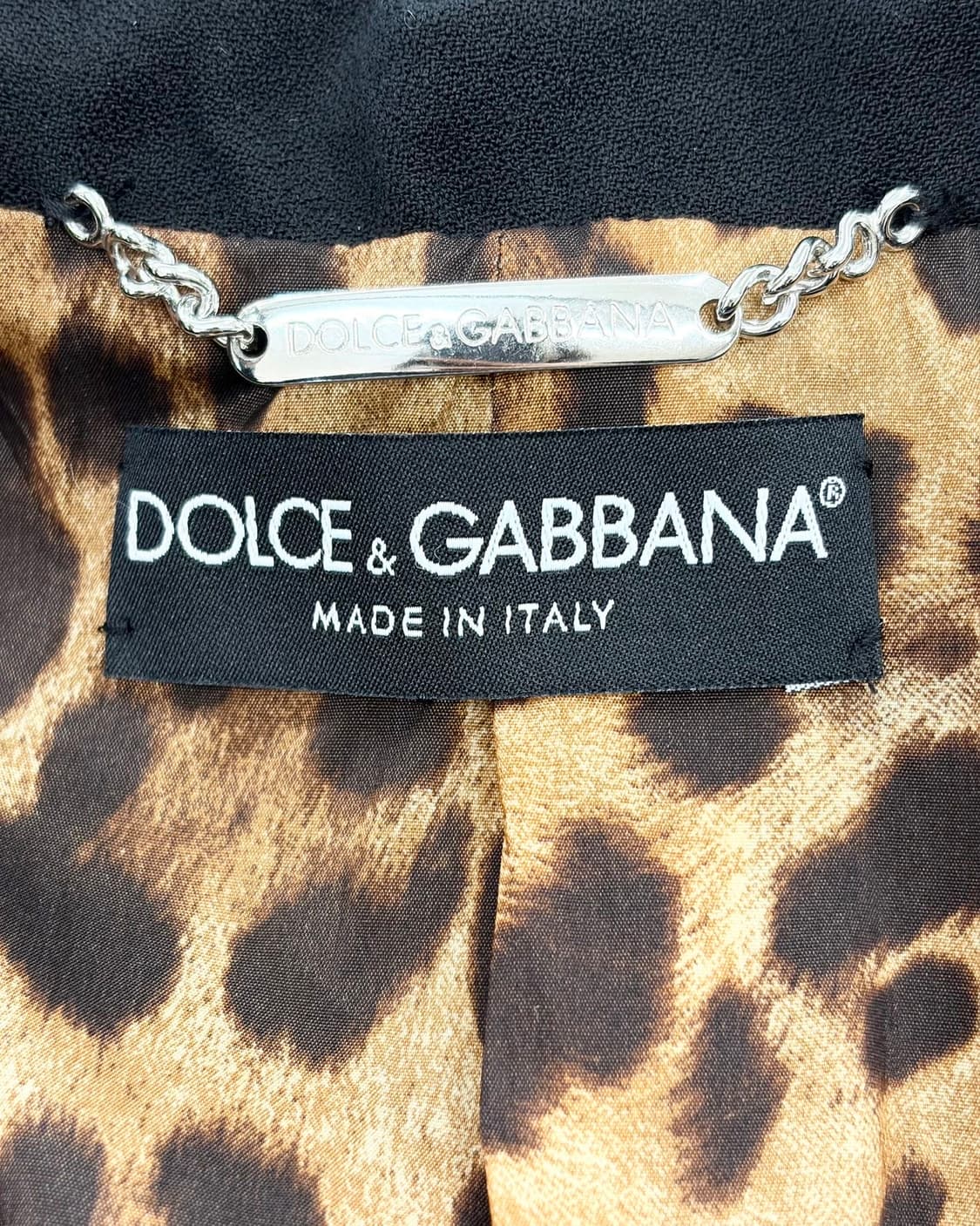 돌체앤가바나 블랙 프릴 그런지 울 블레이저 자켓  상품이미지7