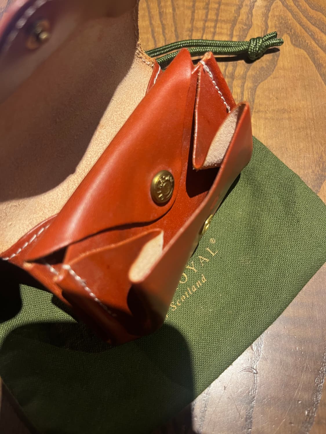 글렌로얄 브라이들 가죽 지갑 브라운 상품이미지4