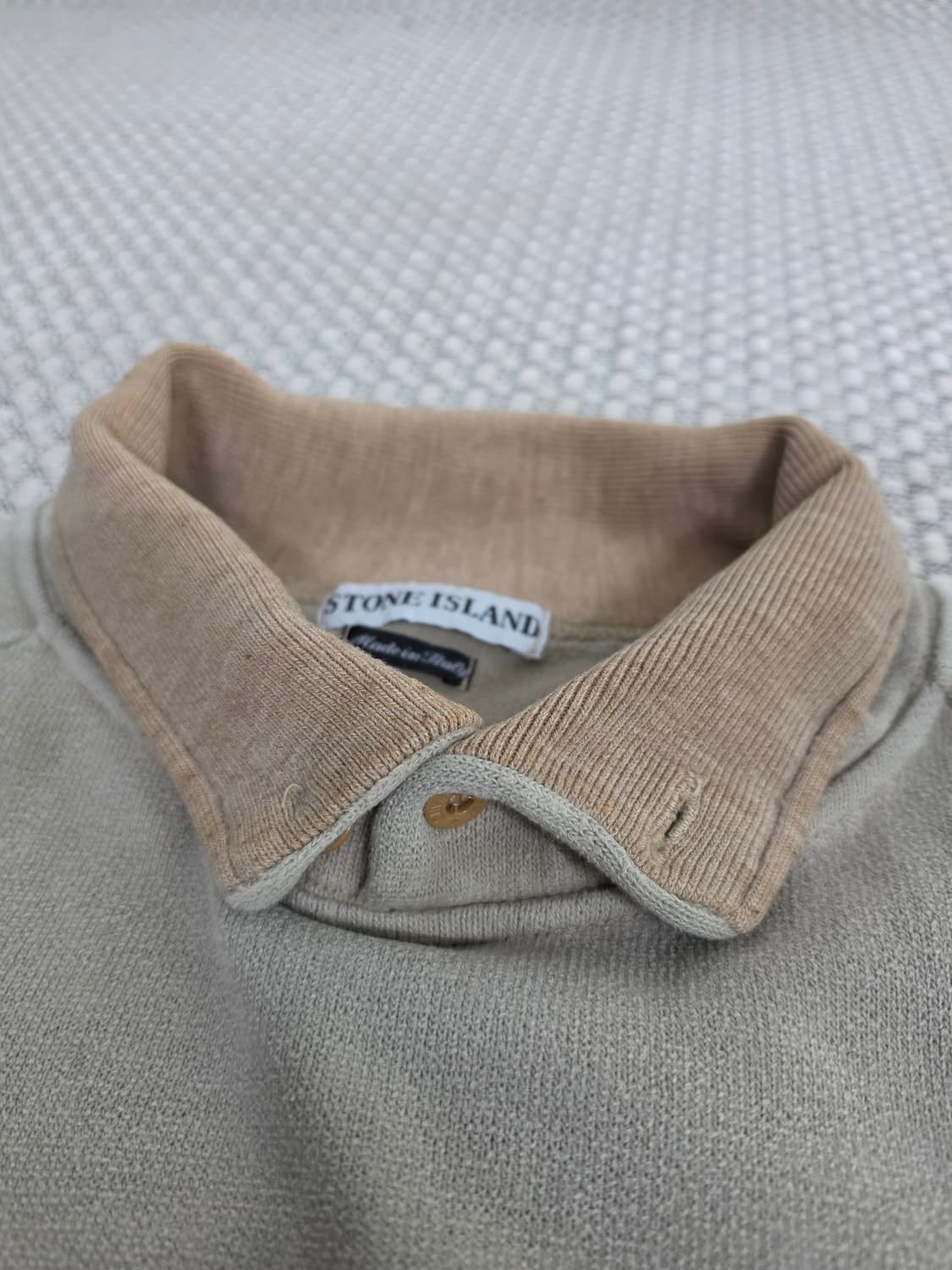 93SS 스톤아일랜드 베이지 플리스 풀오버 상품이미지6